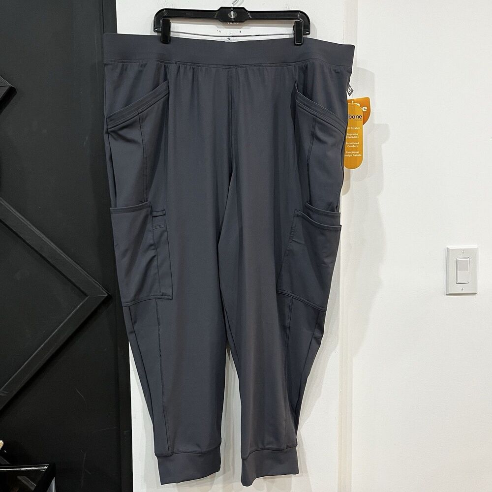 NEW Urbane Men’s Impulse Gray Jogger Scrubs Pants 3X Stretch